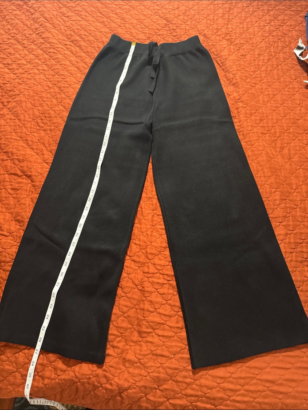 Black Wide-Leg Kids Pants - Unbranded